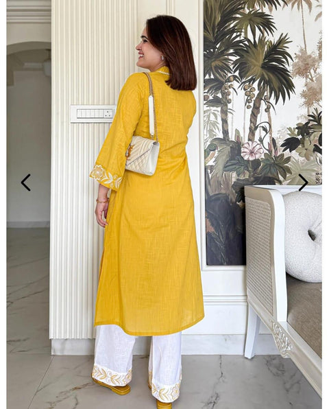 Trendy New Kurti Pant Set For Women's