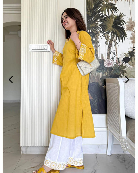 Trendy New Kurti Pant Set For Women's