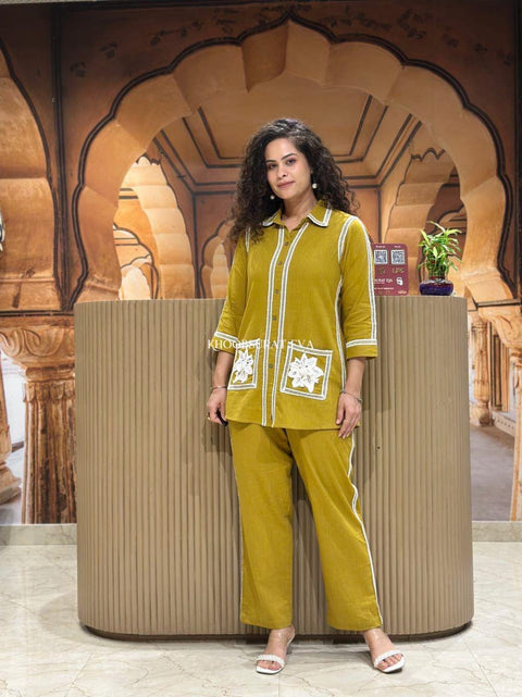 Cotton Women's New Kurti And Pant Set For Ethenic Wear