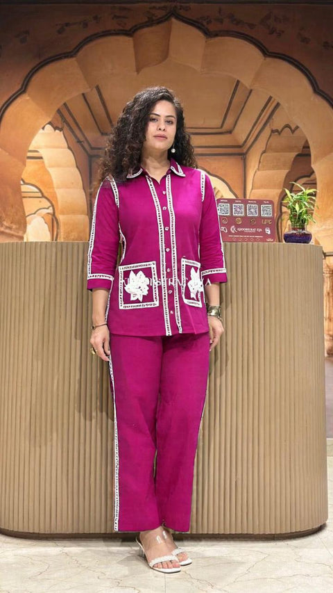 Cotton Women's New Kurti And Pant Set For Ethenic Wear