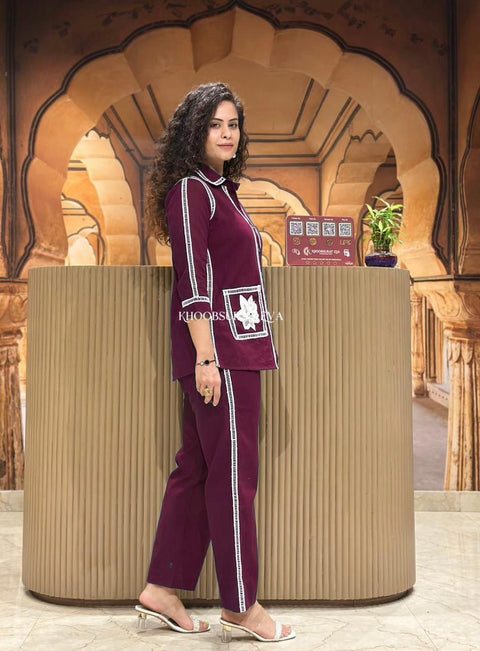 Cotton Women's New Kurti And Pant Set For Ethenic Wear